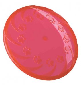 Frizbi termoplastične gume 18 cm crvena