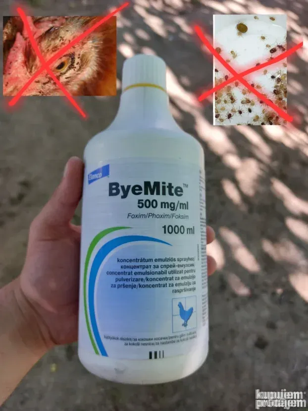 ByeMite (Bajmit) protiv vaši i spoljnjih parazita (kokoške)