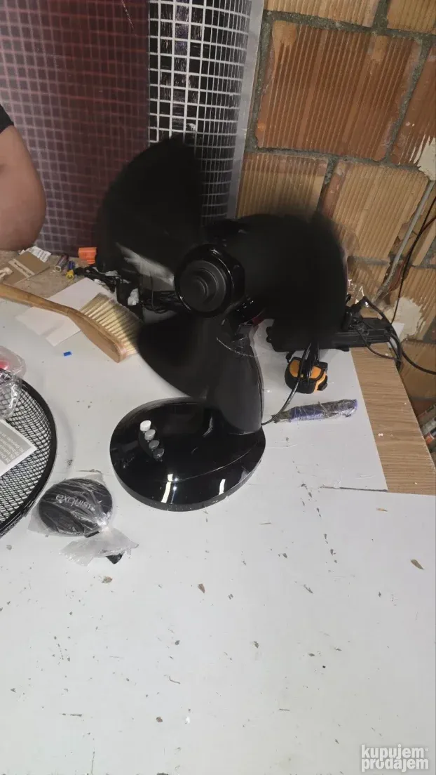 Exquisit VT 34063 sw ventilator, 35W, 3 nivoa snage, crna