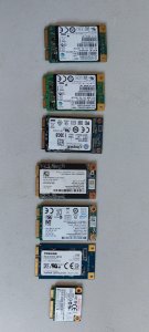 7 Komada SSD Msata za 40eura