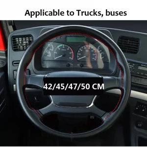 Kožna navlaka za volan (42cm, 45cm)