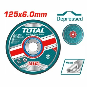 Total Brusna ploča za metal 125x6x22,2mm