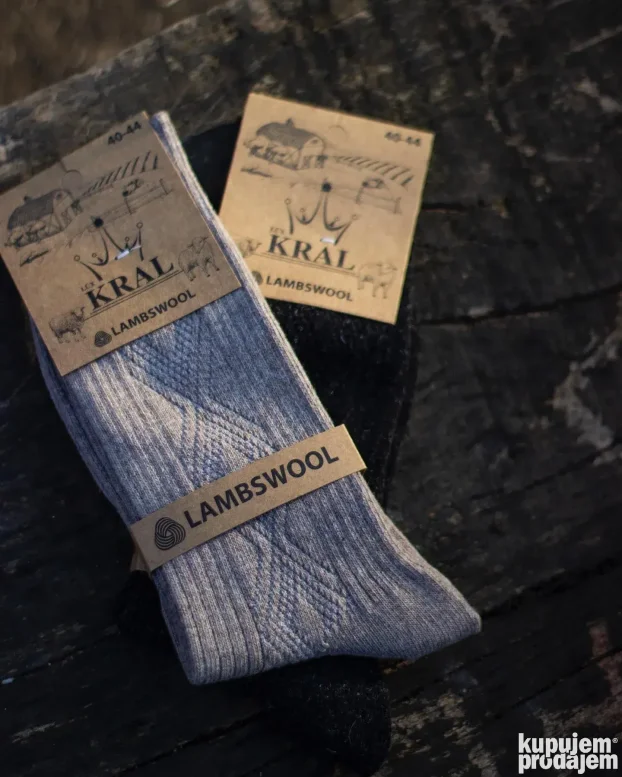 KRAL čarape VUNA