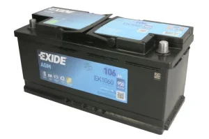 Akumulator EXIDE 12V 106Ah/950A AGM; (EN) START&STOP AGM +