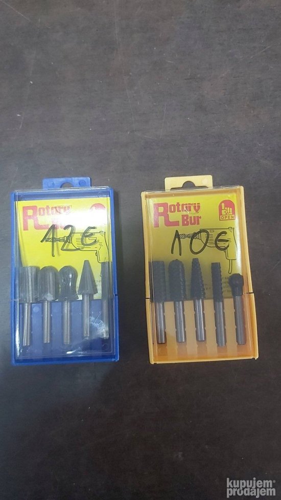 Set burgija za glodanje drveta