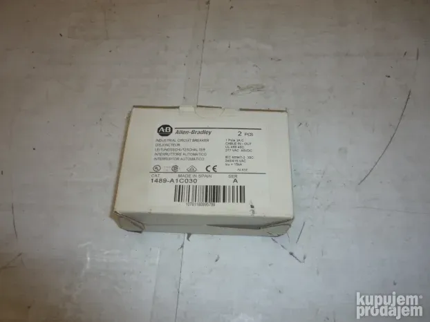 Allen Bradley automatski osigurac C 3A 277vAC 48vDC industr.