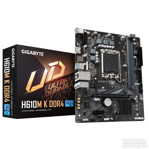 Gigabyte H610M K DDR4 + Intel Core i5 12400F 4.4Ghz novo