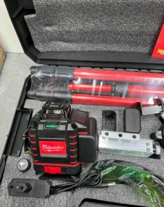 4D laserski nivelir 16 linija – zeleni laser, full set sa st