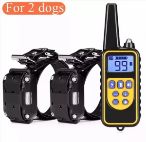 Ogrlica za DVA PSA ogrlica za dresuru za 2 psa Teletakt 800m