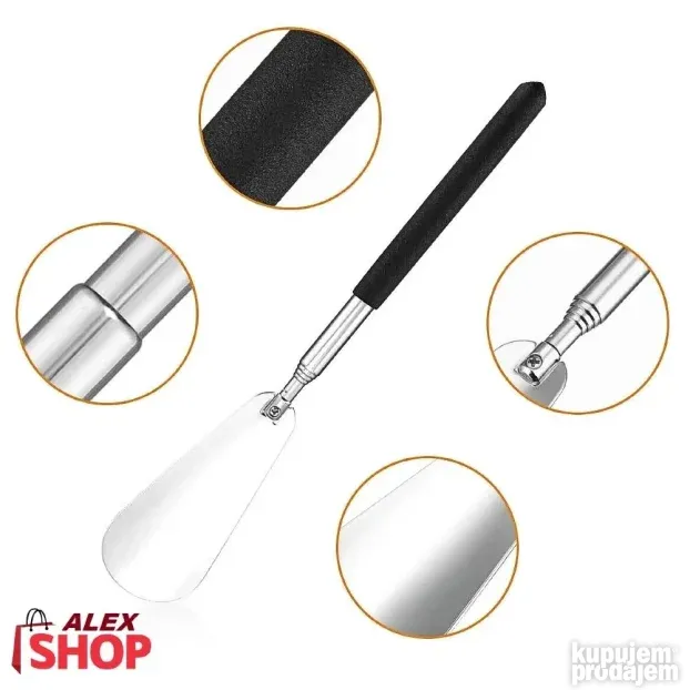 Metalna teleskop kašika za obuću cipele patike