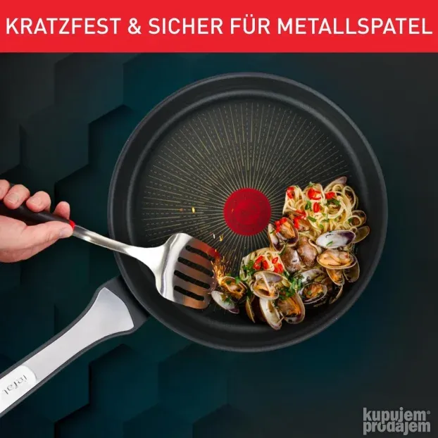 Tefal G25919AZ Titanium Unlimited wok, 28cm, indukcija