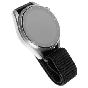 FIXED Elastic Nylon Strap for Smart Watch 20mm black