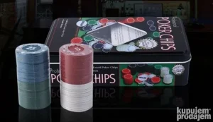 NOVO! 100 poker cipova sa brojevima