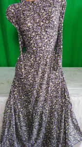 PAPAYA,odlicna duza haljina divan dezen VEL.46,NOVA