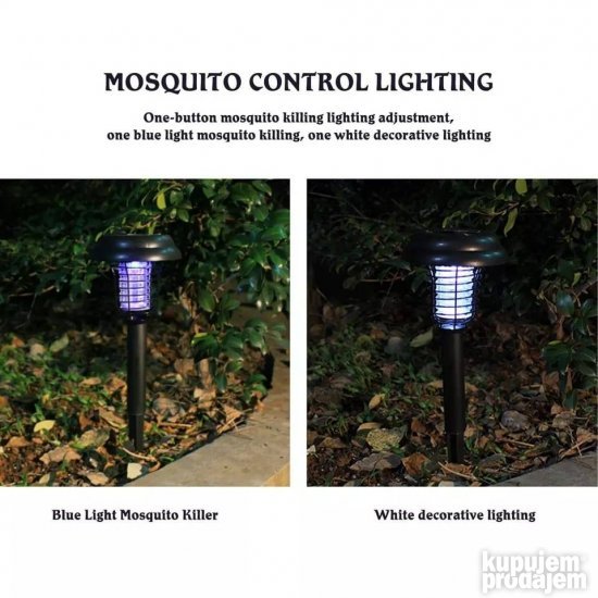 Solarna lampa protiv komaraca i insekata Bastenska UV lampa