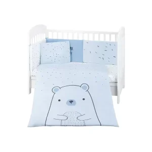 Kikka Boo Posteljina sa ogradicom KKB Bear plava KKB60115