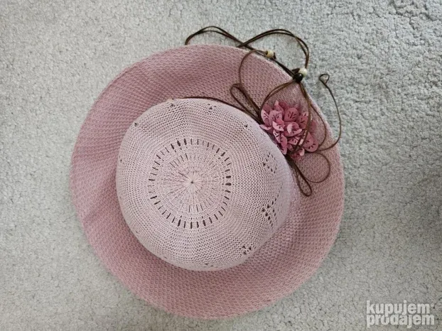 Flower Hat - Elegantni letnji ženski šešir