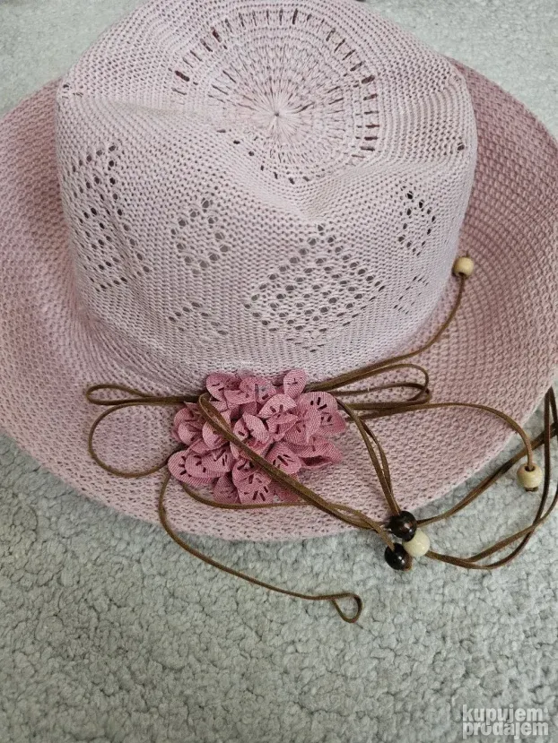 Flower Hat - Elegantni letnji ženski šešir