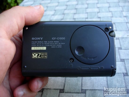 SONY ICF-C1000 - world time clock radio - KupujemProdajem