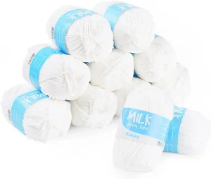 Vuna vunene kuglice za pletenje 11x50gr vune pamuk