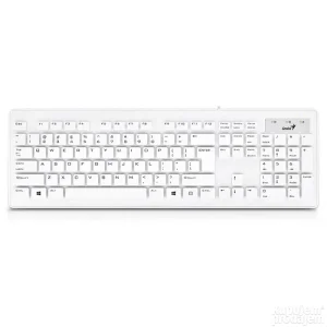 Genius Slimstar 126 Keyboard Us English White