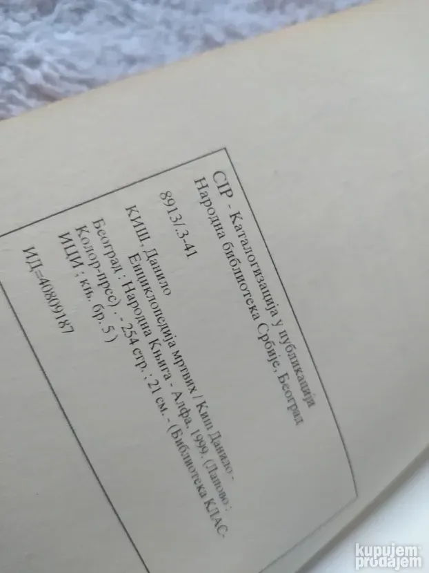 Enciklopedija mrtvih - Danilo Kiš