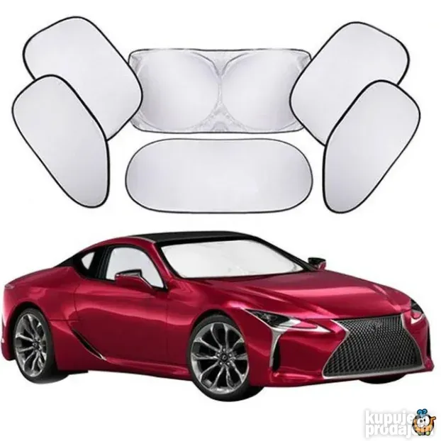 Set 6 auto stitnika od sunca