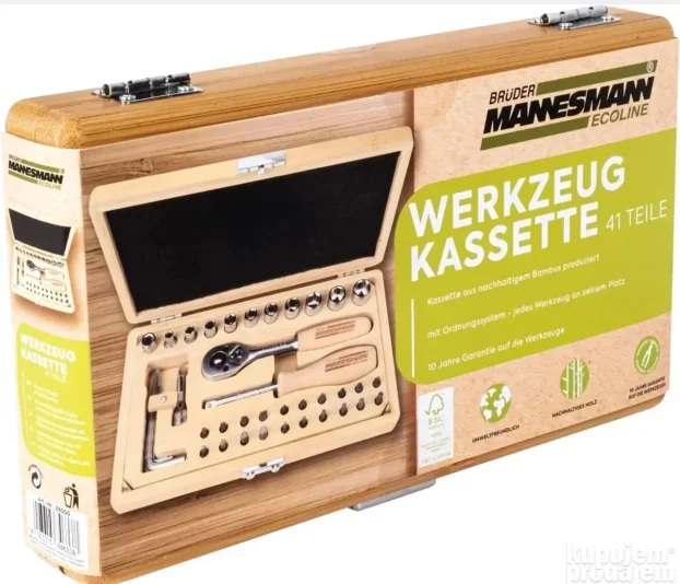 BRUDER MANNESMANN set alata u kutiji 41kom NOVO