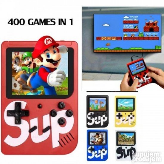 Retro mini video igra sup 400 igrica  Novo
