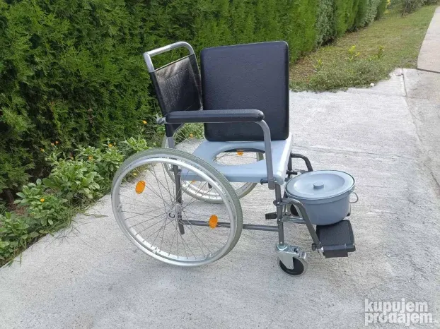 Invalidska kolica toaletna i za tuširanje od 70 do 130