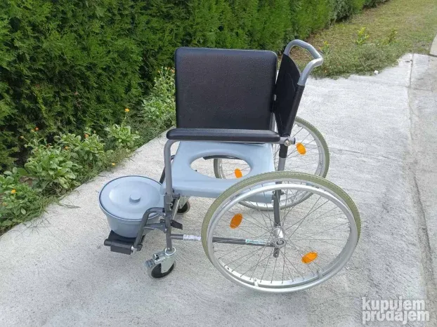 Invalidska kolica toaletna i za tuširanje od 70 do 130