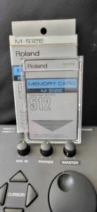 Roland memory cart