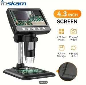 INSKAM 10.92cm HD Digitalni Mikroskop, 2MP - AKCIJA