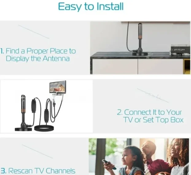 Digitalna sobna antena TV antena DVB T2 HDMI sobna antena