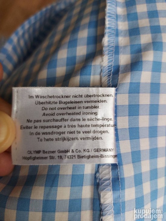 OLYMP body fit muška košulja vel..S