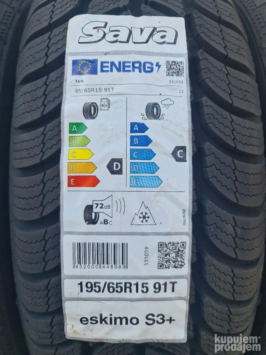nove zimske gume 195/65 R15 Sava Eskimo