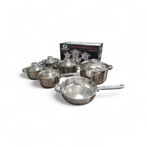 PROLINETECH Inox set posuđa 12 delova