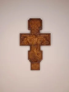Pravoslavni krst - Isusovo raspeće (duborez)