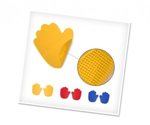 Gumene stope / gumeni markeri / oblik šake (par)