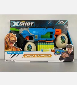 X Shot Dino Stiker Blaster sa 16 metaka i 4 Dino Jaja NOVO