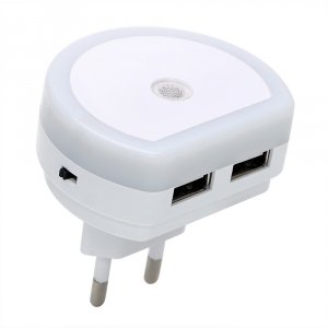Noćno LED svetlo sa dva USB porta