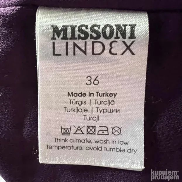 MISSONI LINDEX ORIGINAL duza sarena suknja 36 ili S KAO NOVA
