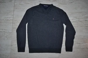 Orig. TOMMY HILFIGER muški džemper S, kašmir, PRELEP