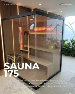 Finska sauna za 5 osoba- novo- sa isporukom