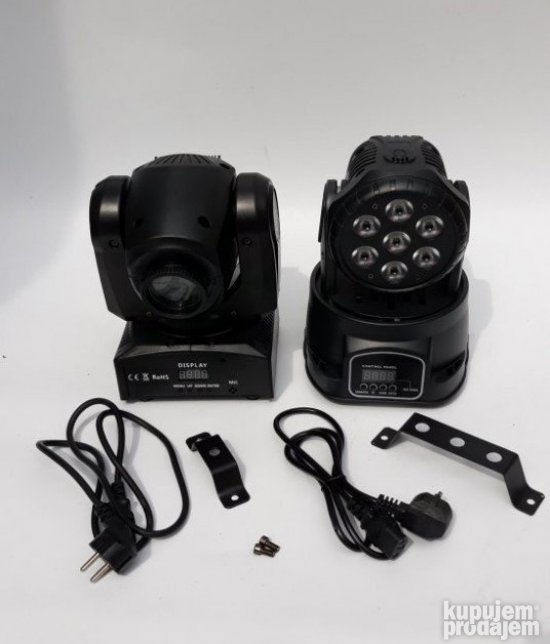 Led Roto Glava 7x10 W - Rotirajuce robo glave Novo