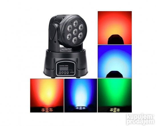 Led Roto Glava 7x10 W - Rotirajuce robo glave Novo