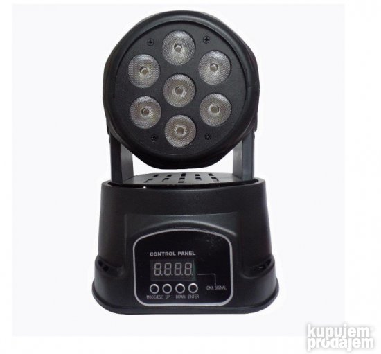 Led Roto Glava 7x10 W - Rotirajuce robo glave Novo