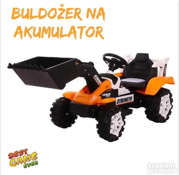 Bager buldozer na akumulator