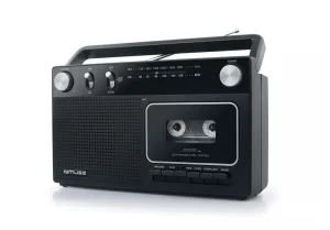 MUSE M 152 RC cassette radio black