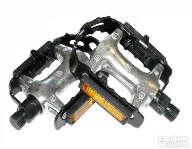 Pedale ALU Metal Crne